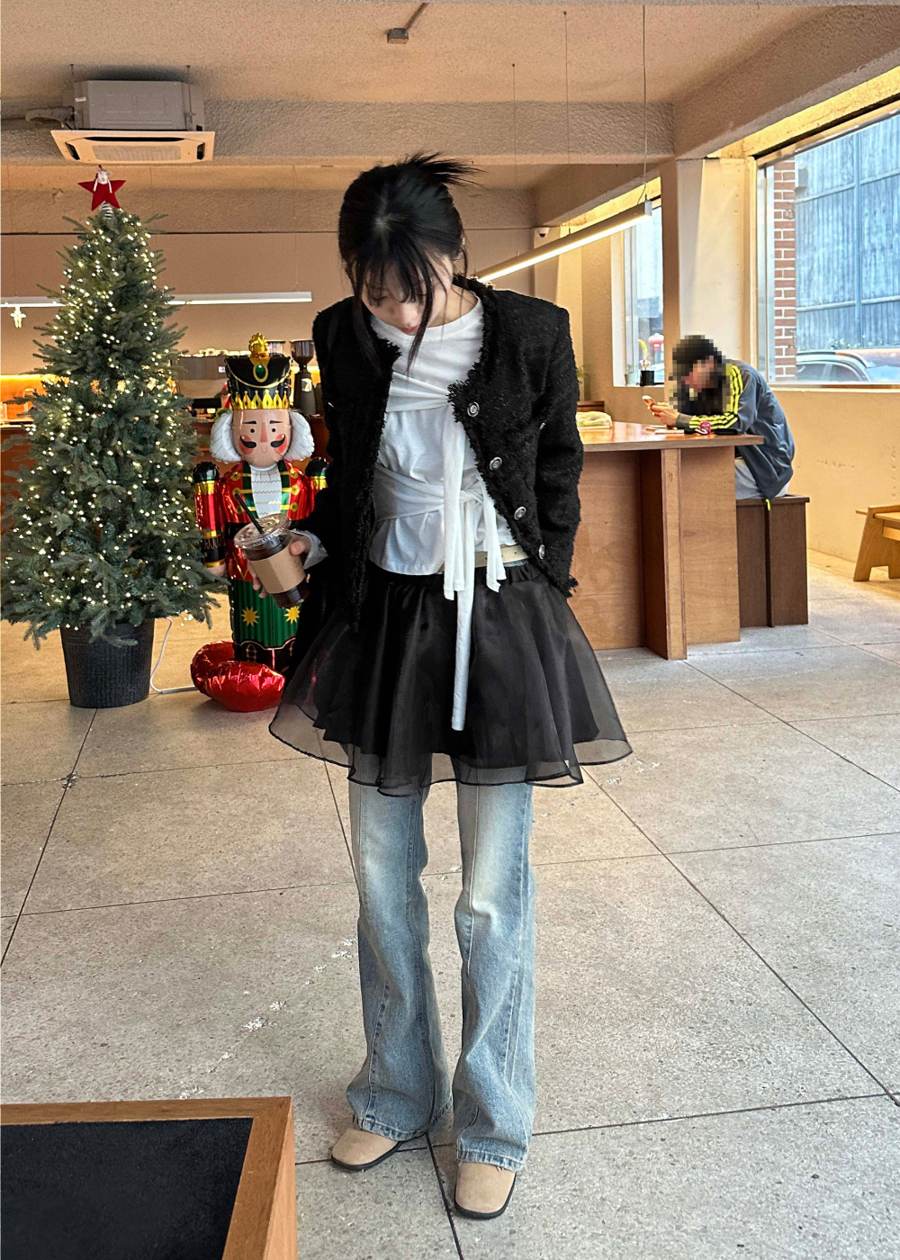 【WOOHWA】DAISY TWEED JK