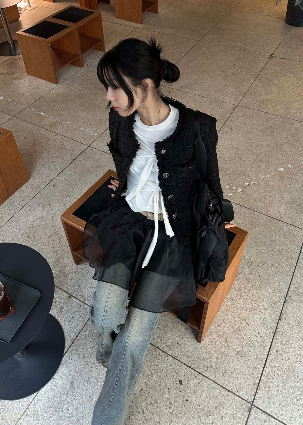 【WOOHWA】DAISY TWEED JK