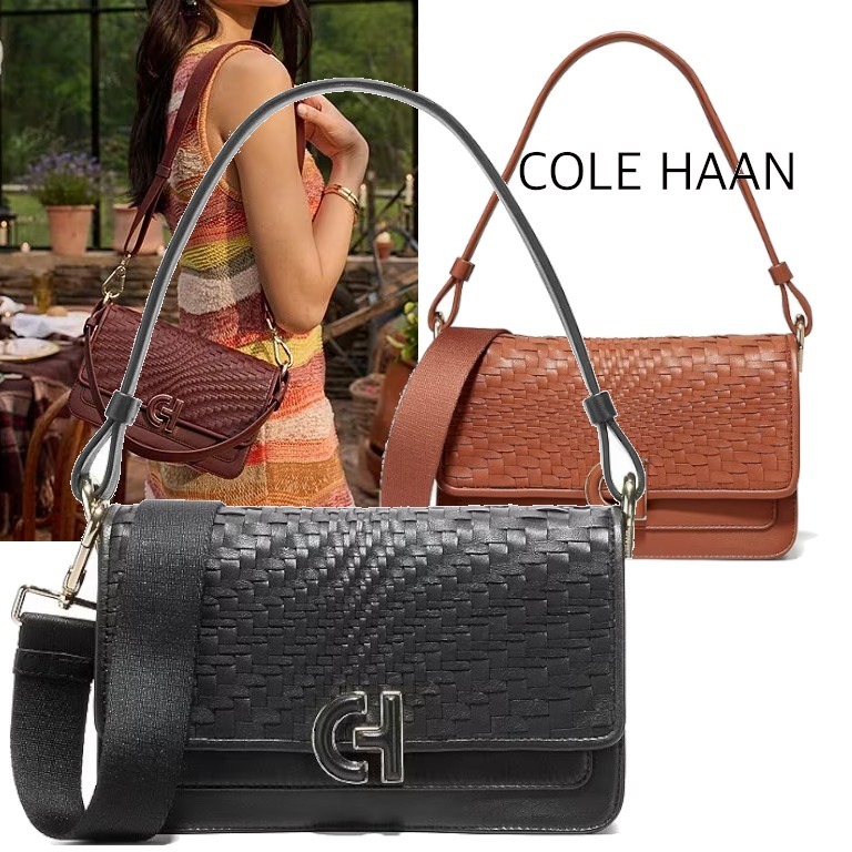 【大特価】Cole Haan Genevieve Woven Leather ショルダー