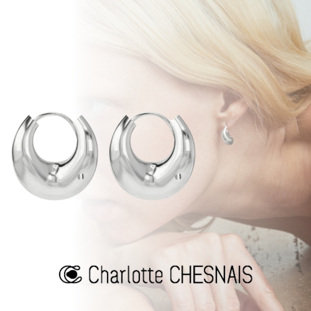 【charlottechesnais】Lips Earrings スターリングシルバー925
