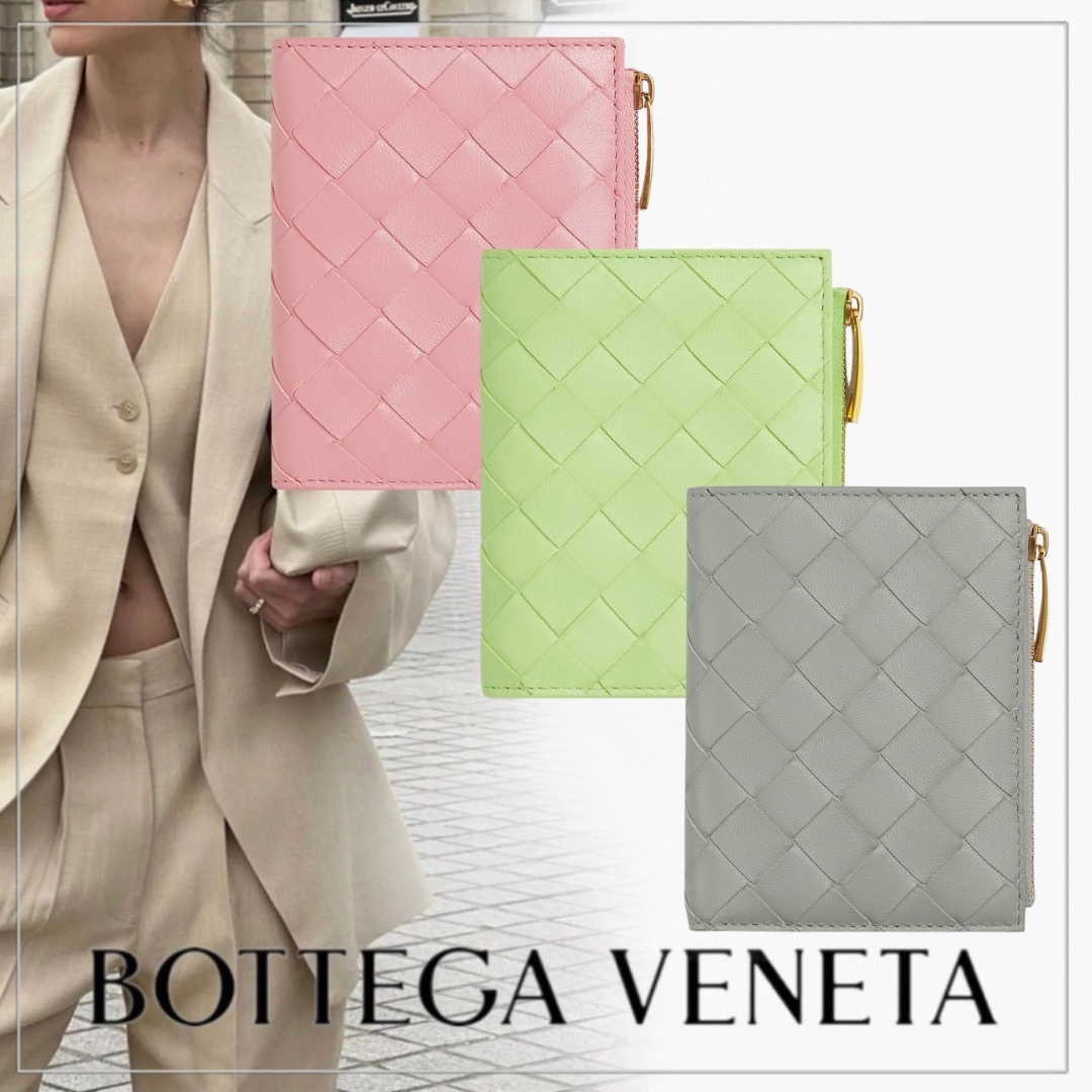 25ans掲載 BOTTEGA VENETA◆レザー スモール 2つ折りウォレット