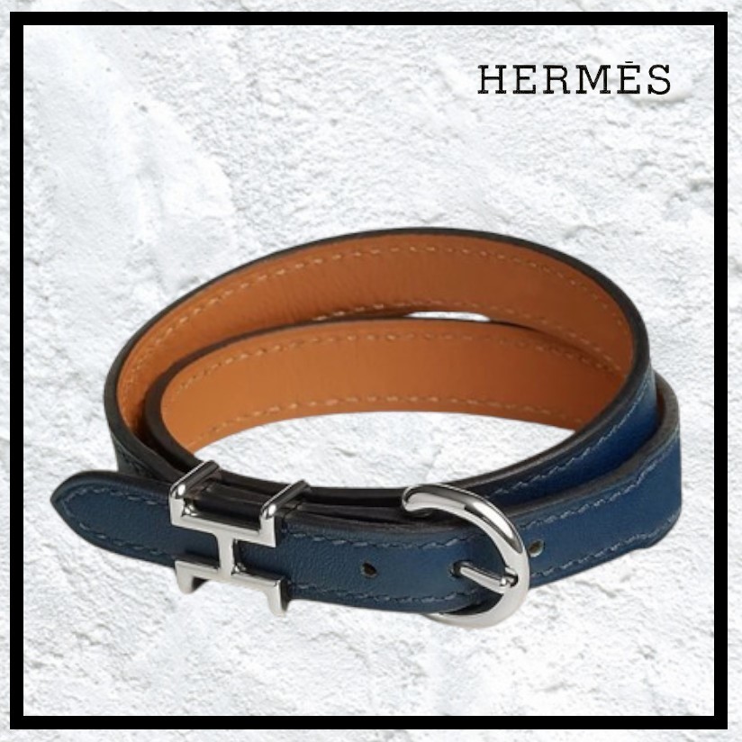 HERMES お洒落な ◆ レザーブレスレット 《トレンチ》◆ 人気