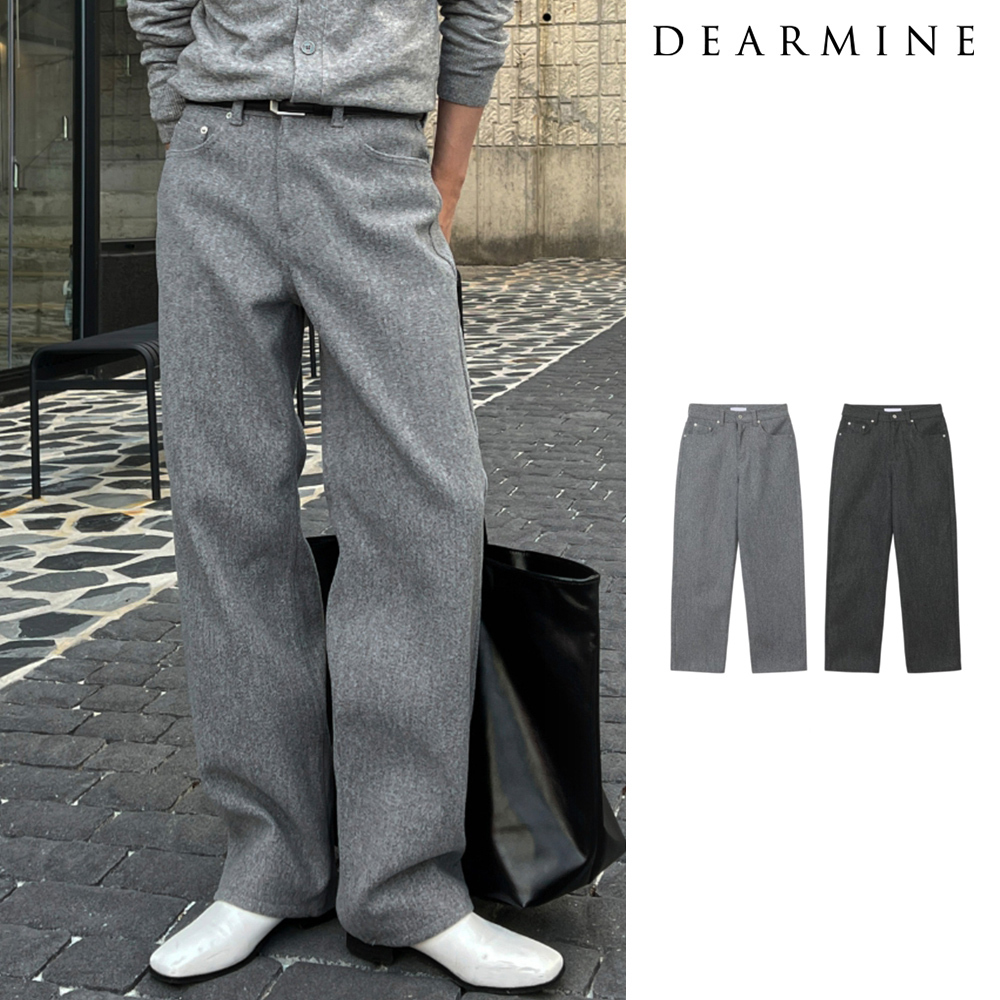 【DEARMINE】Idune Brushed Wide Pants
