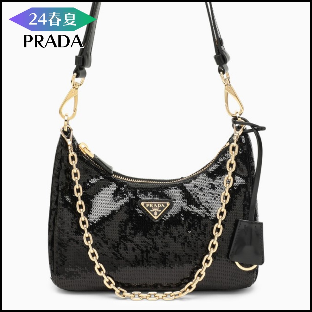 プラダ Prada Re-Edition ブラック ミニバッグ