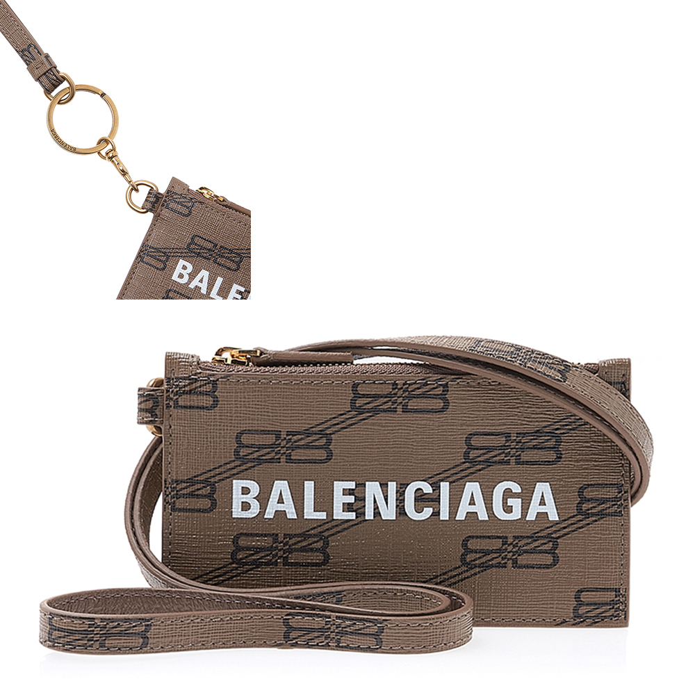 関税負担なし☆BALENCIAGA モノグラム カードホルダー