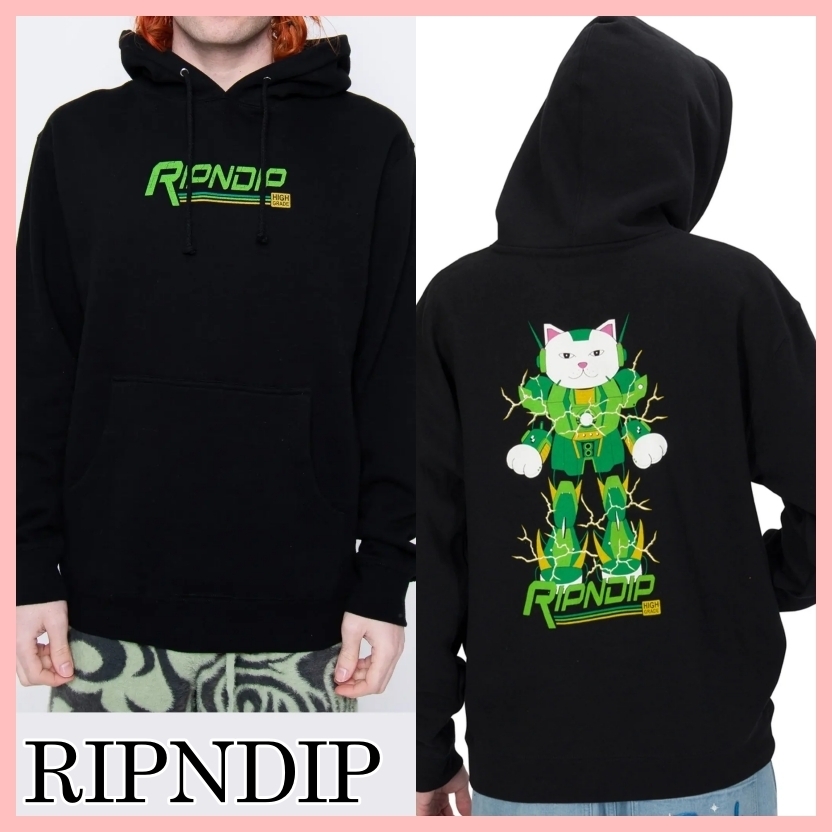 RIPNDIP X NAGGIVEN NERMBOT フーディ パーカー Black 送料込み