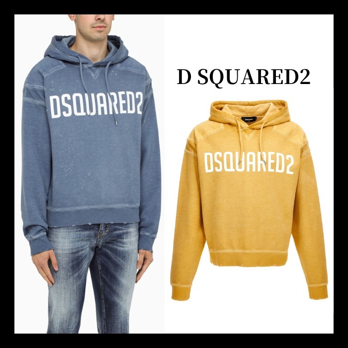 関税送料込【D SQUARED2】ロゴプリントパーカー