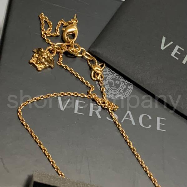 関税込】◇VERSACE◇クリスタル メドゥーサ ネックレス (VERSACE