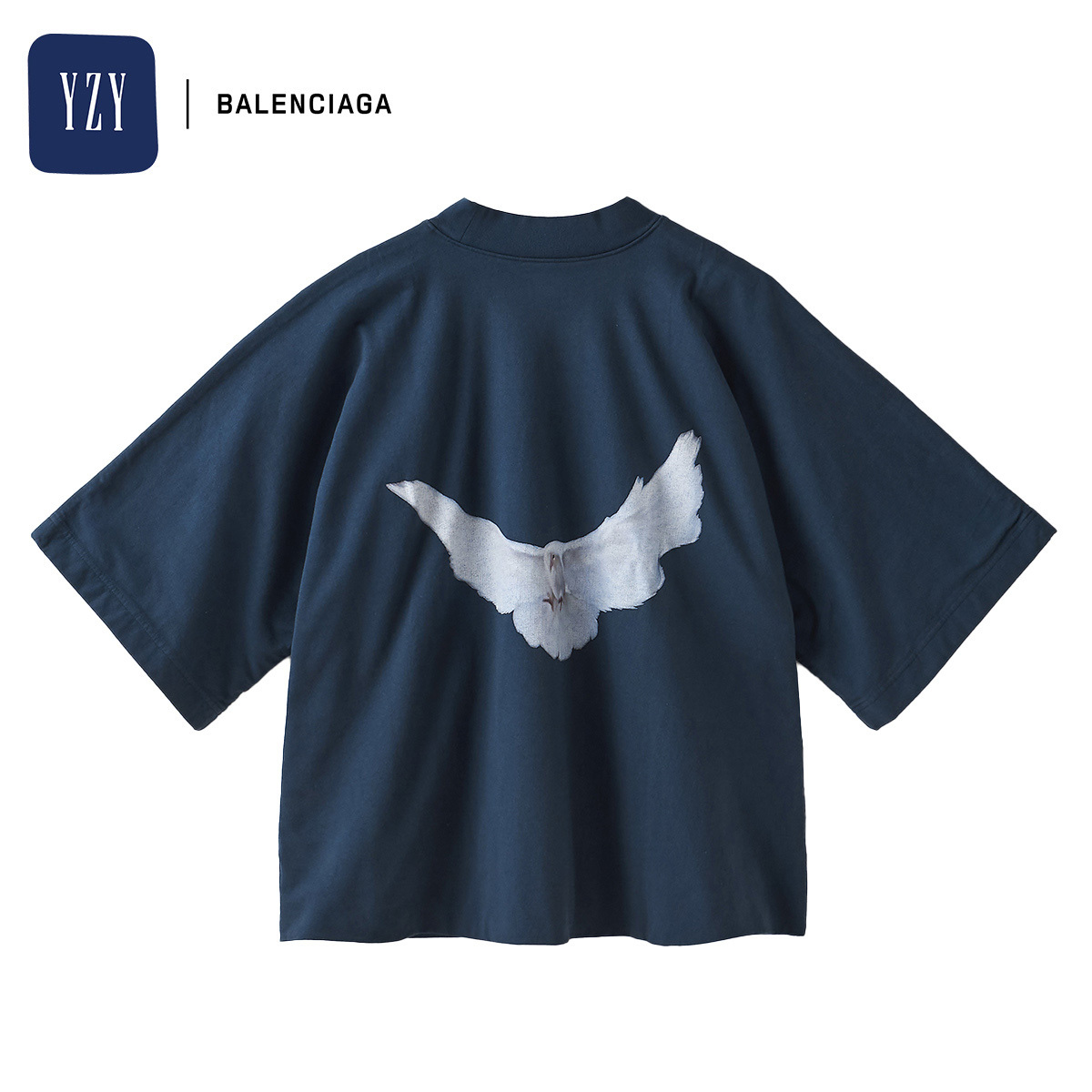 YEEZY × GAP ENGINEERED BY BALENCIAGA CROP DOVE NO SEAM TEE