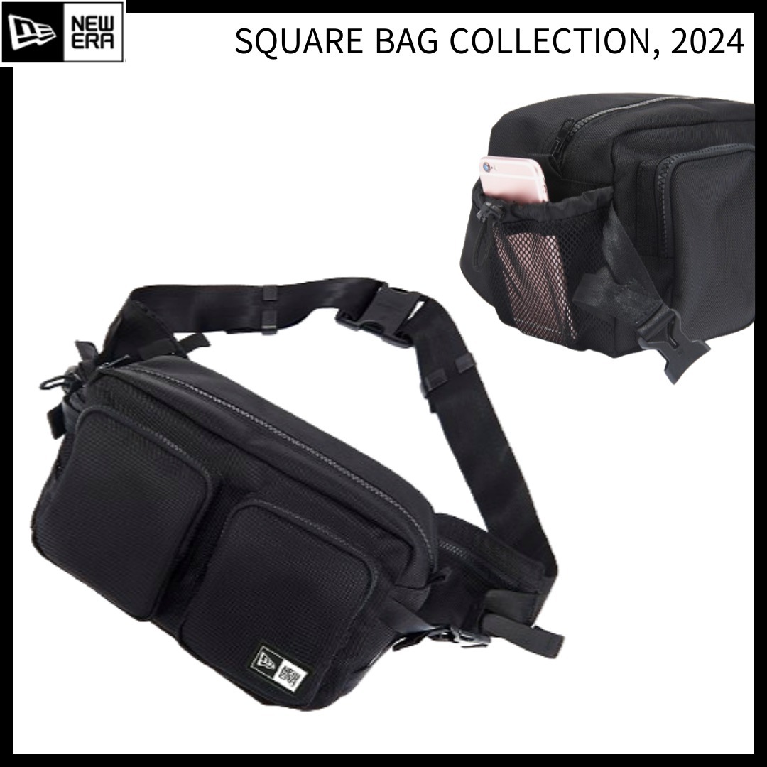 韓国newera■Square Waist Back Black■送料込