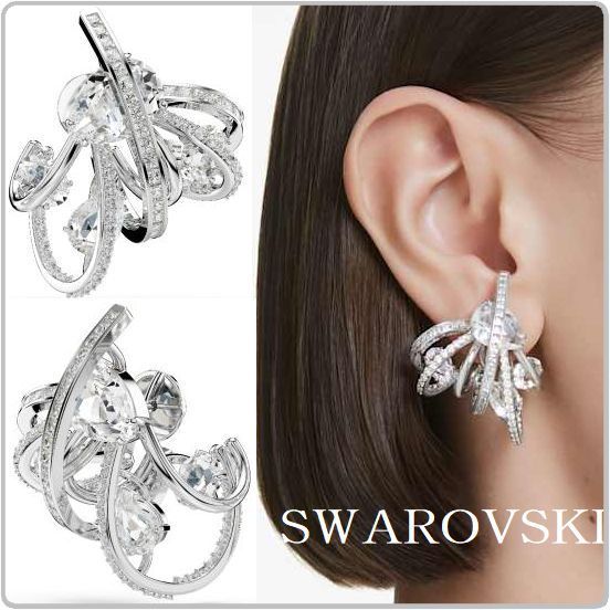 SWAROVSKIスワロフスキーHyperbolaスタッドピアス追跡送料関税込