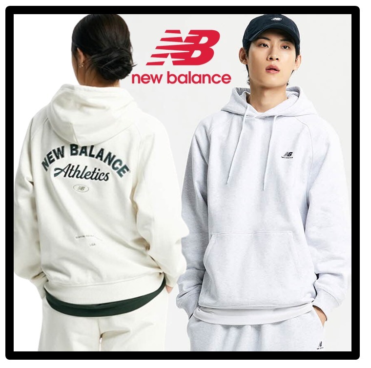 ★関税込☆New Balance★UNI ATHLETICS FLEECE フーディ★