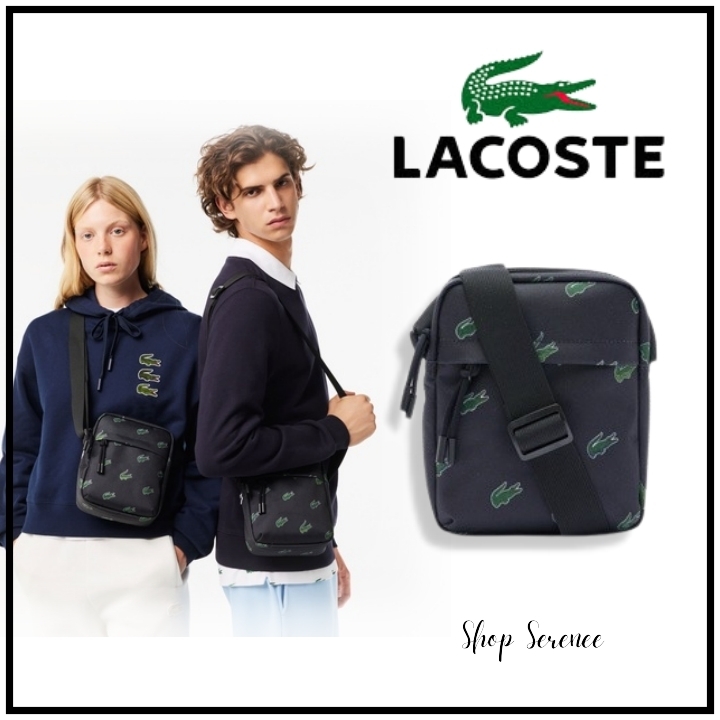 国内発☆関税込【LACOSTE】ホリデイ ワニロゴ サッチェルバッグ