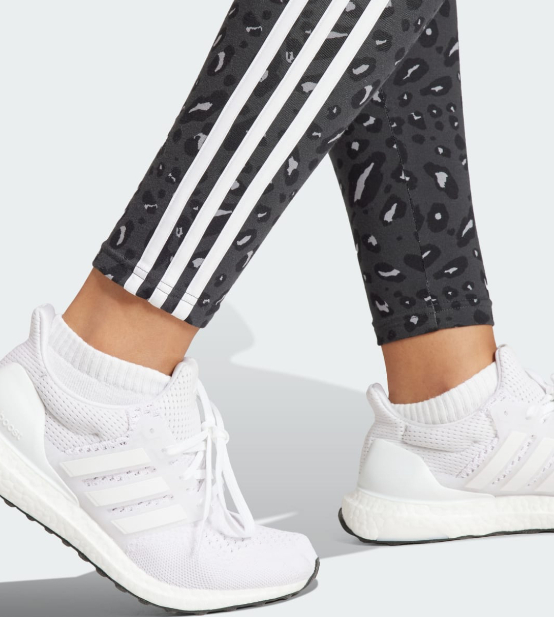 送関込☆adidas/アディダス☆レオパード柄 総柄レギンス/タイツ