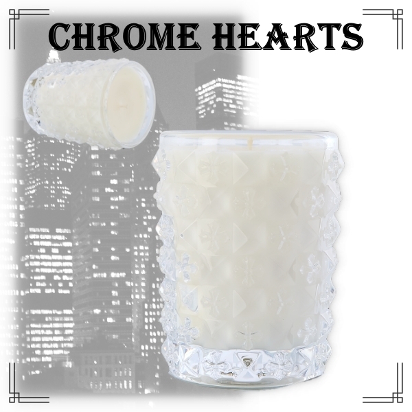 ギフトに★高級感★【CHROME HEARTS】香り付き キャンドル 100g