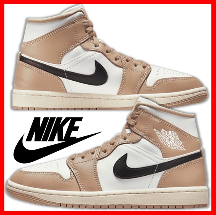 ☆韓国の人気【NIKE】☆NIKE AIR JORDAN 1 MID WMNS(W)☆22-26cm