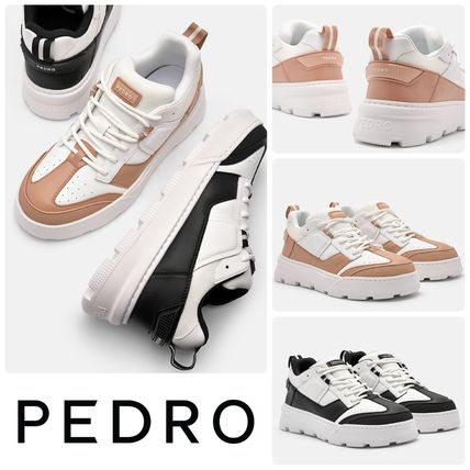 Pedro Low-Top Rubber Sole Casual Style Street Style Plain Elegant Style