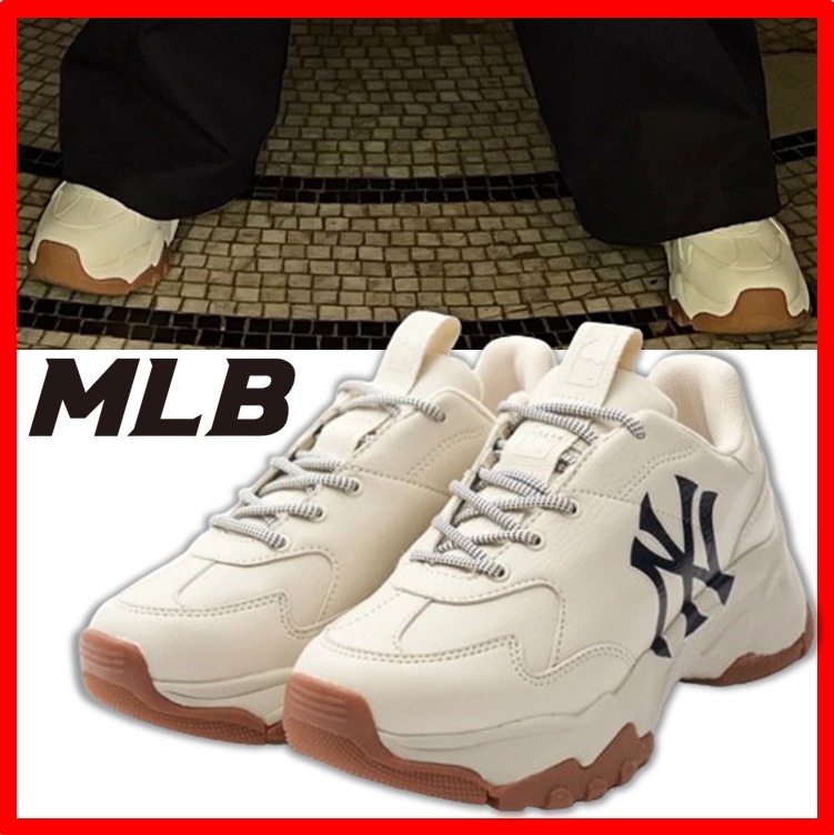 ★韓国の人気★【MLB】★BIGBALL CHUNKY EMB.O★スニーカー★