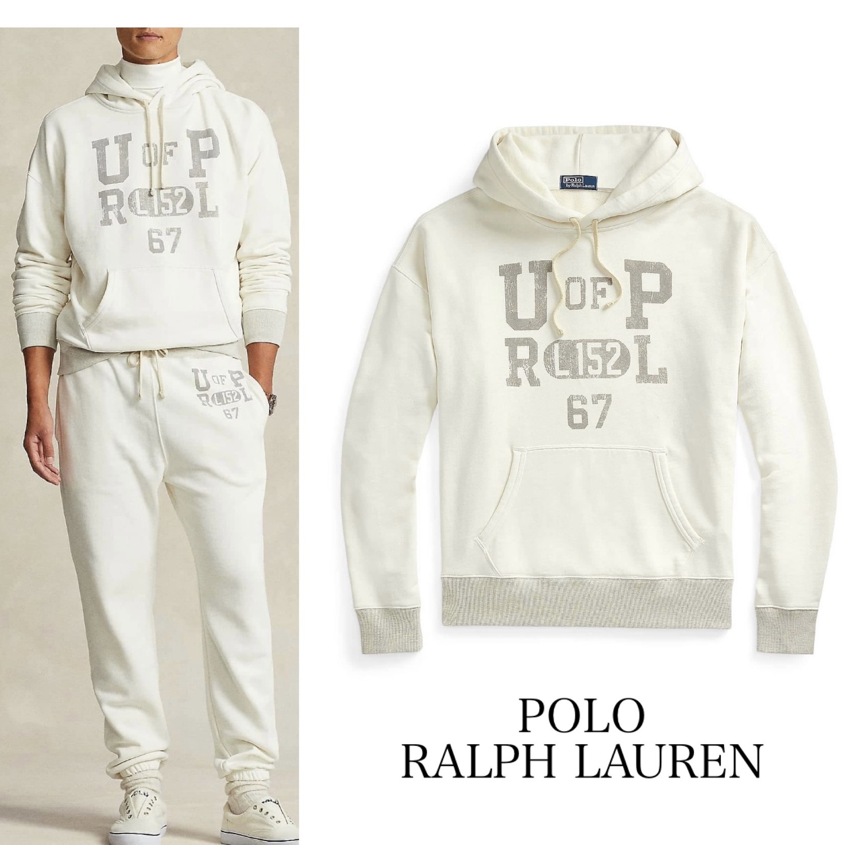 送料関税込み☆POLO RALPH LAUREN ロゴ スウェットパーカー