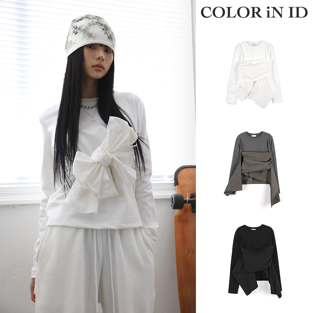 【COLOR iN ID】Big Ribbon T-shirt