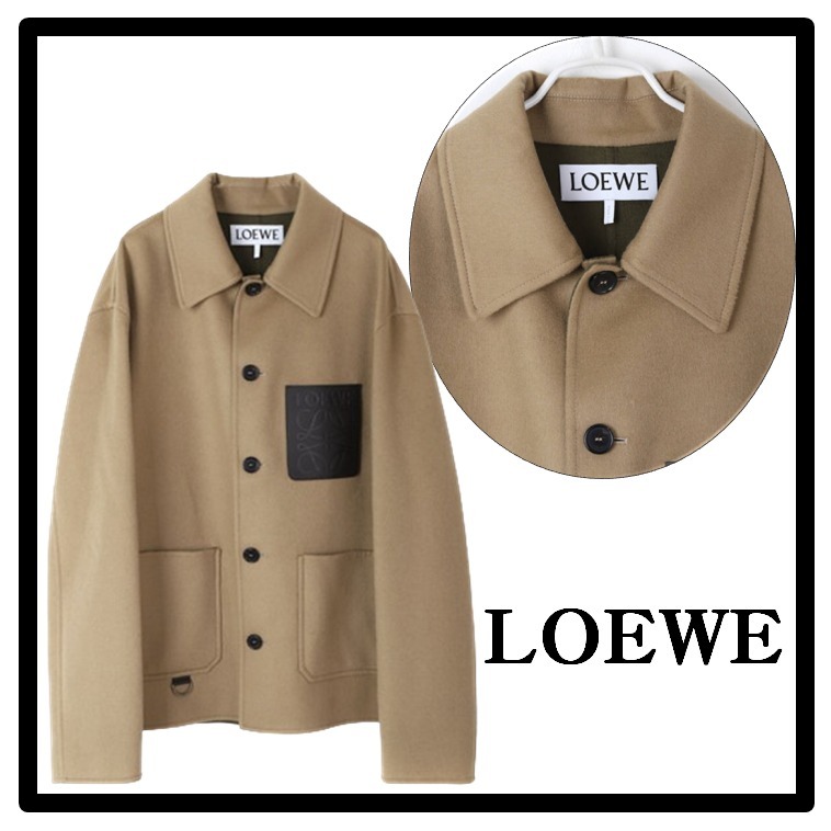 ☆関税込☆LOEWE★ウールカシミアワークウェアジャケット★