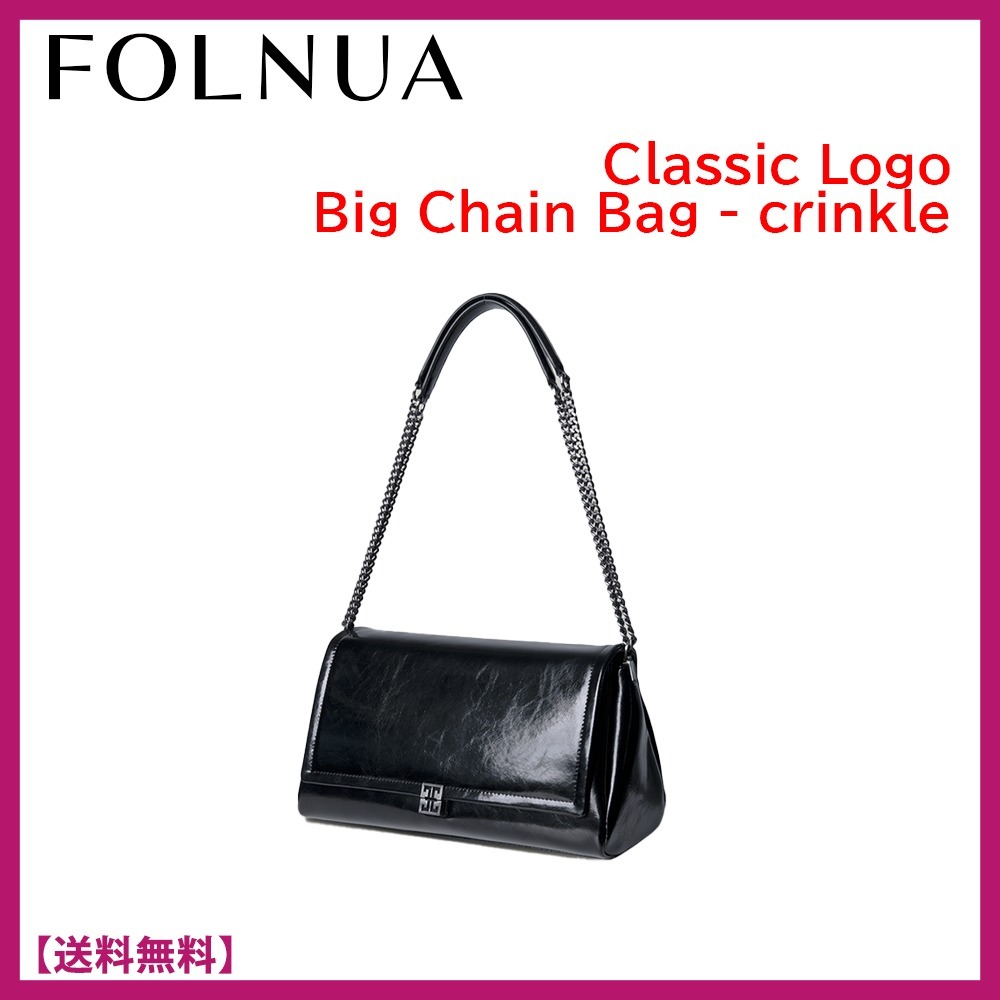 FOLNUA★CLASSIC LOGO BIG CHAIN BAG★ビッグ チェーンバッグ