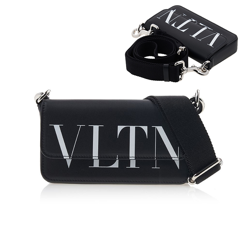 SAINT LAURENT ロゴ入り iPhone ケース ショルダーストラップ付 SAINT LAURENT ロゴ入り iPhone ケース ショルダーストラップ付
