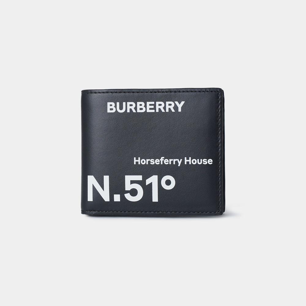 《BURBERRY》 8064927 コーディネート プリント ロゴ ウォレット