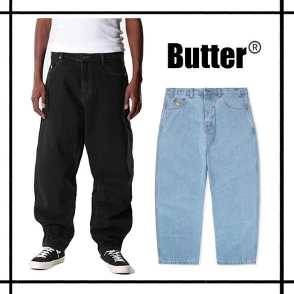 Butter Goods More Jeans Street Style Cotton Logo Skater Style Jeans