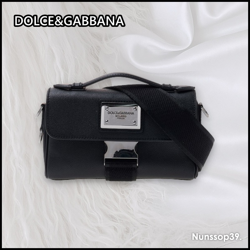 《DOLCE&GABBANA》 ロゴ ナイロンクロスバック