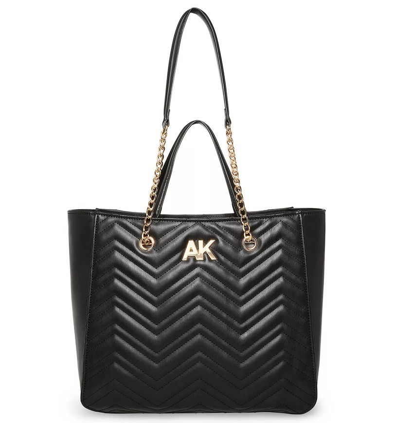 Anne Klein キルティング チェーン ダブルハンドル トート