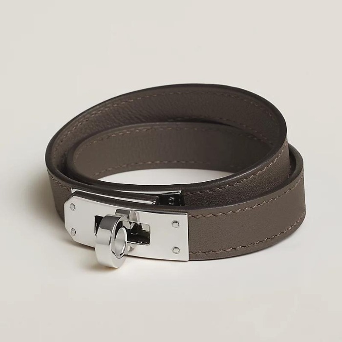 サラッとかっこいい【HERMES】Kelly ダブルツアー ブレスレット サラッとかっこいい【HERMES】Kelly ダブルツアー ブレスレット