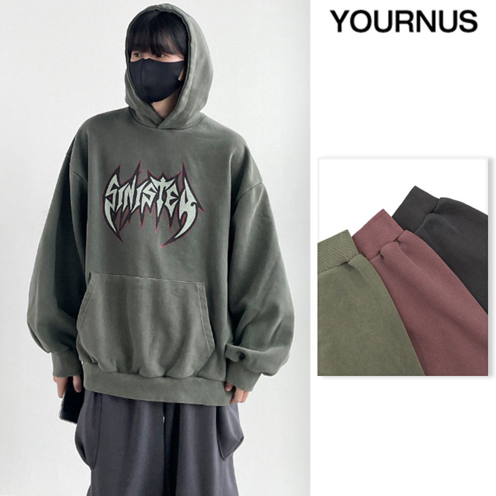 【YOURNUS】Samira Pigment Over Hoodie