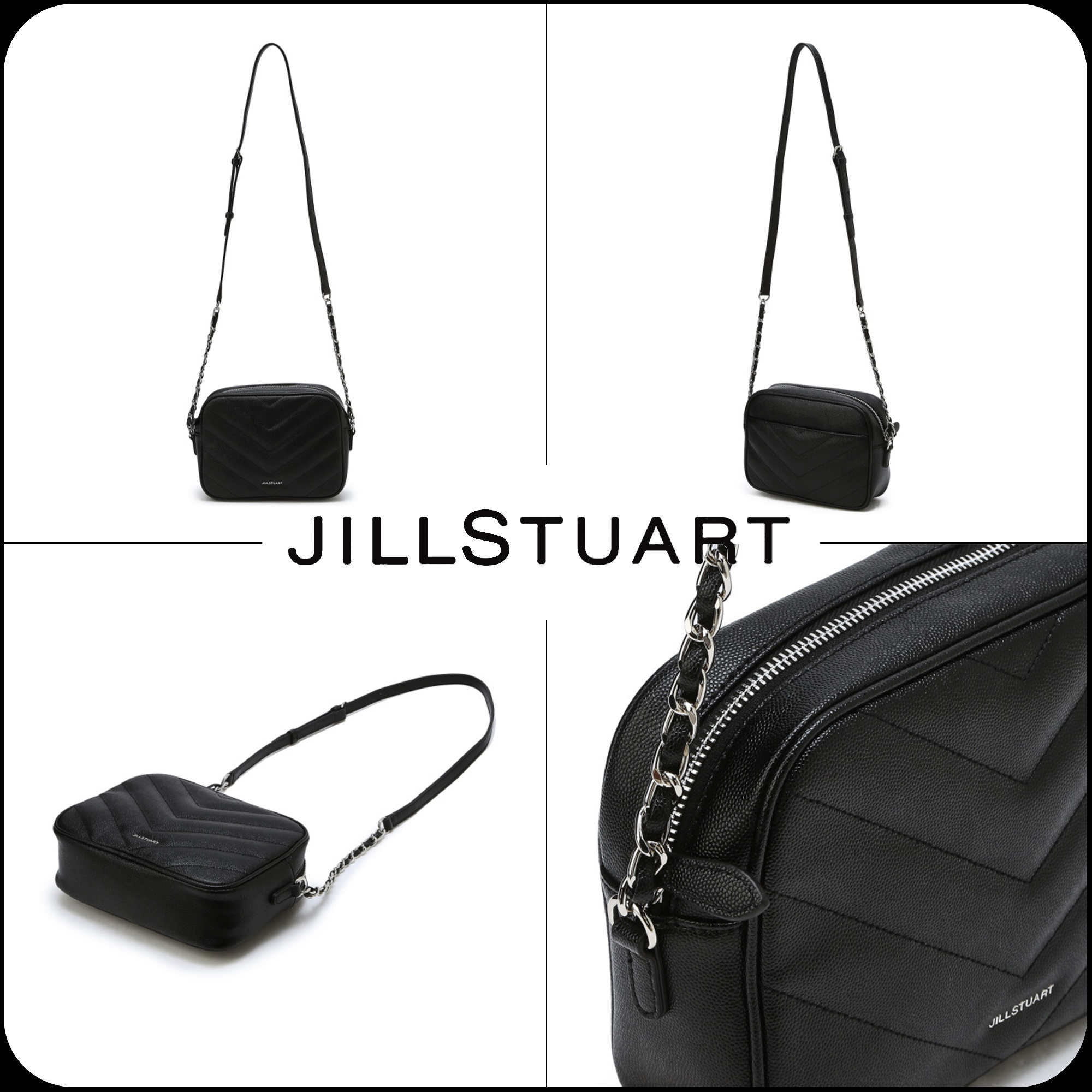 [JILLSTUART]★MOMA★QUILTED COWHIDE CROSS BAG