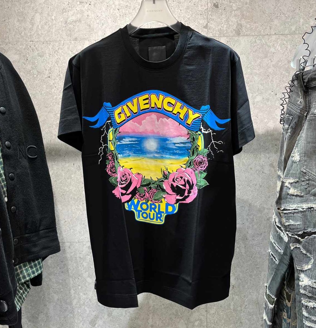 【GIVENCHY】24SS＊ワールドツアー オーバーサイズ Tシャツ