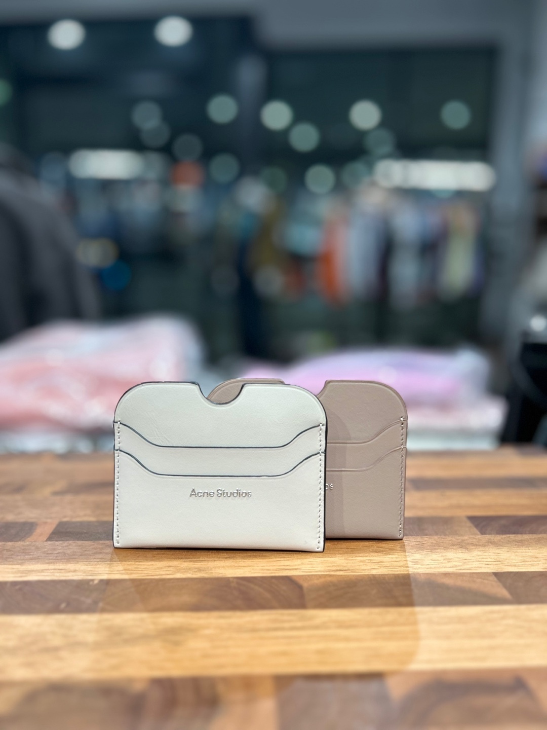 ACNE STUDIOS｜レザーカードホルダー FN-UX-SLGS000257