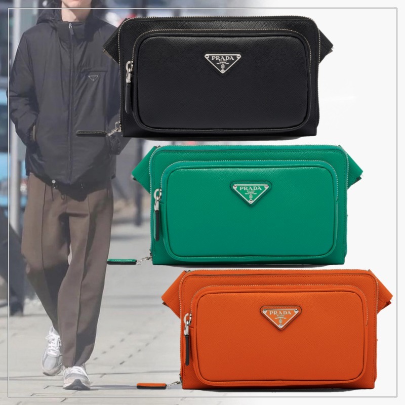 PRADA◆サフィアーノレザー ベルトバッグ クロスボディ 5色展開
