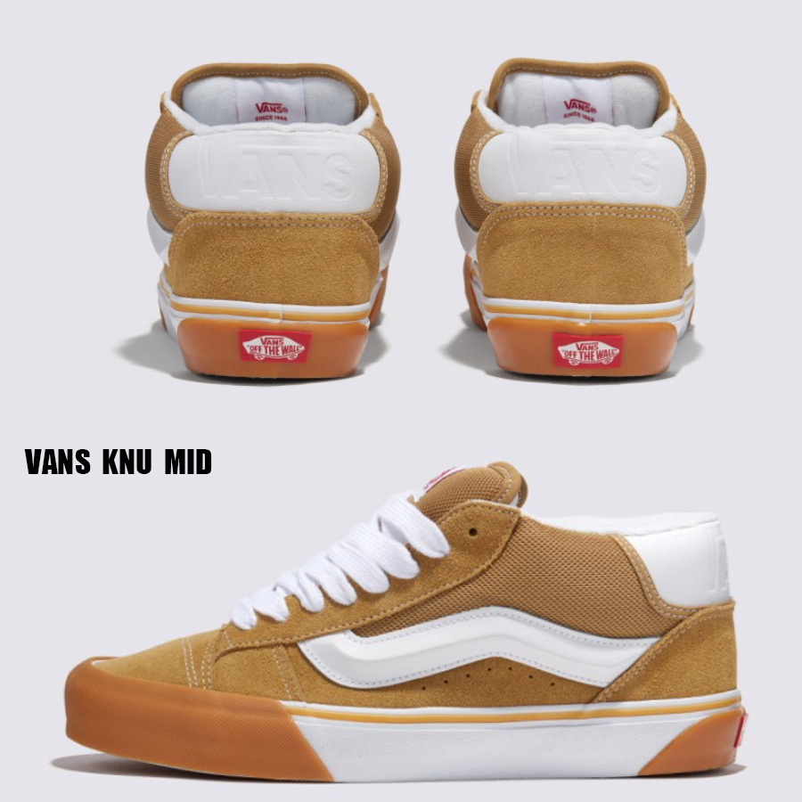VANS★KNU MID★兼用★KHAKI/GUM