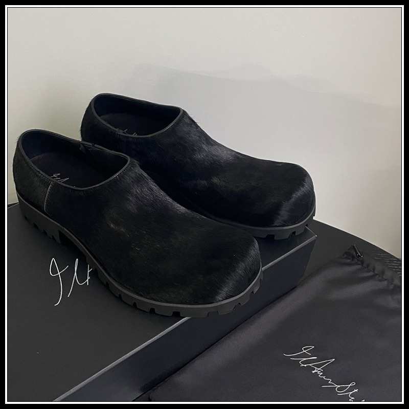 送料関税込★JCAESAR本革馬毛ダービーシューズ 5cm (24.5~27.5)