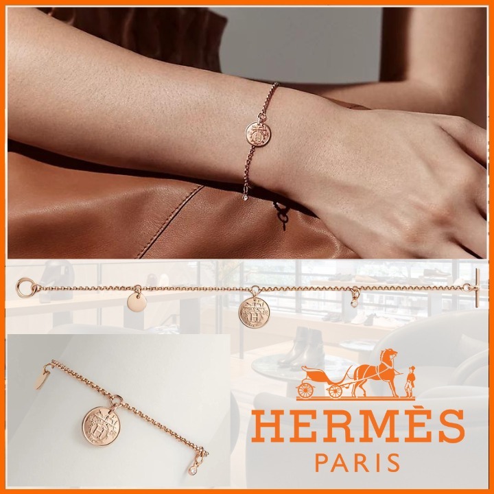 ☆手元に高級感☆HERMES エクスリブリス ブレスレット
