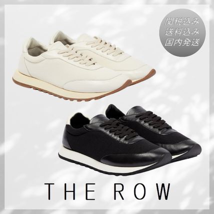 上質カジュアル★THE ROW キャンバスレースアップスニーカー レースアップ The Row(ザ・ロウ) スニーカー(レディース) - 海外