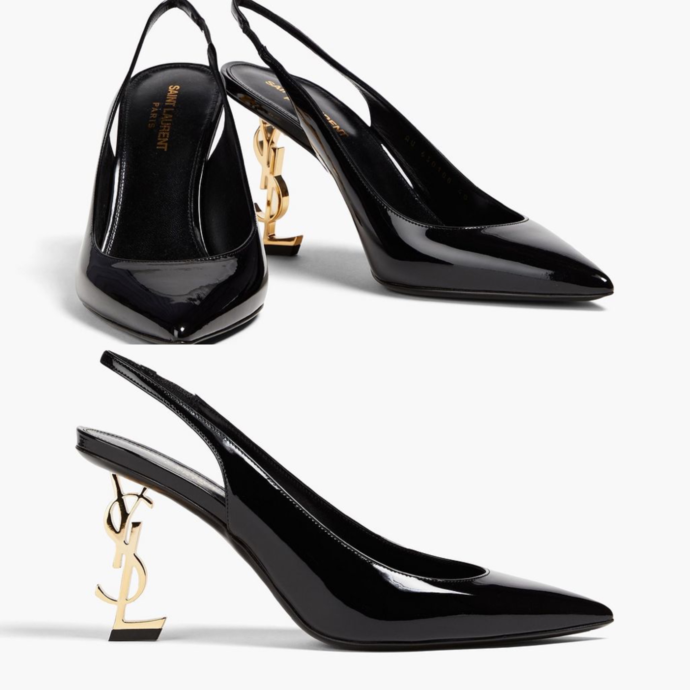 VIP★SAINT LAURENT パテントレザー パンプス