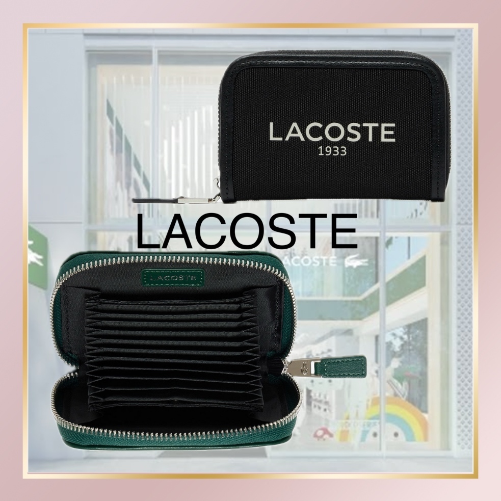 ヘリテージキャンバス ジップカードケース | ラコステ(LACOSTE