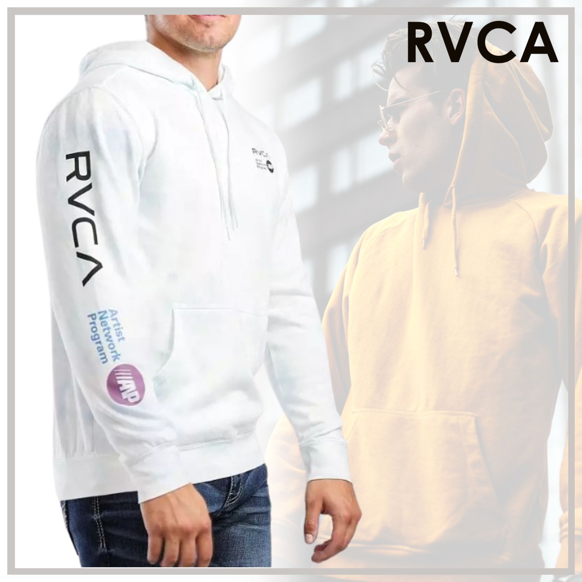 スポーティーな【RVCA】ANPフード付きスウェットシャツ 23AW新作