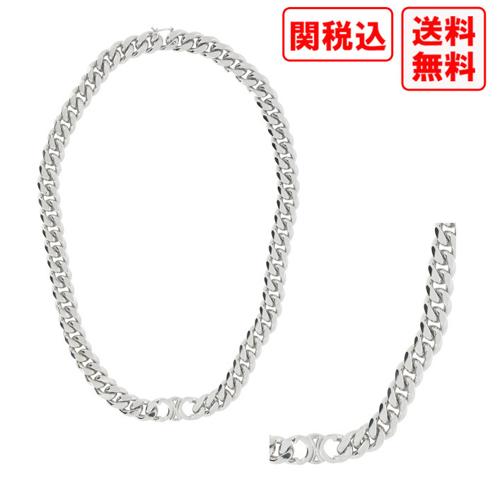 関税・送料込 CELINE Gourmette Triomphe ネックレス