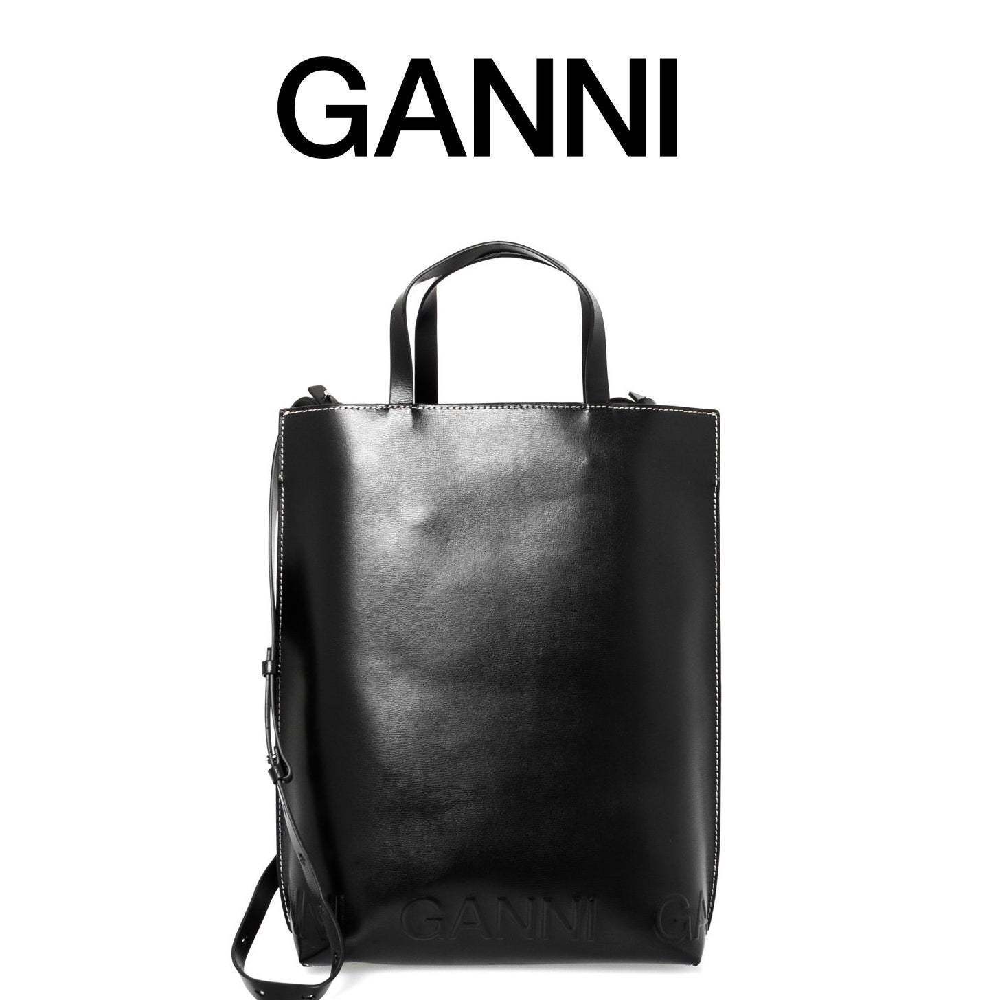 ★GANNI★ BANNER MEDIUM TOTE BAG 2WAY トートバッグ