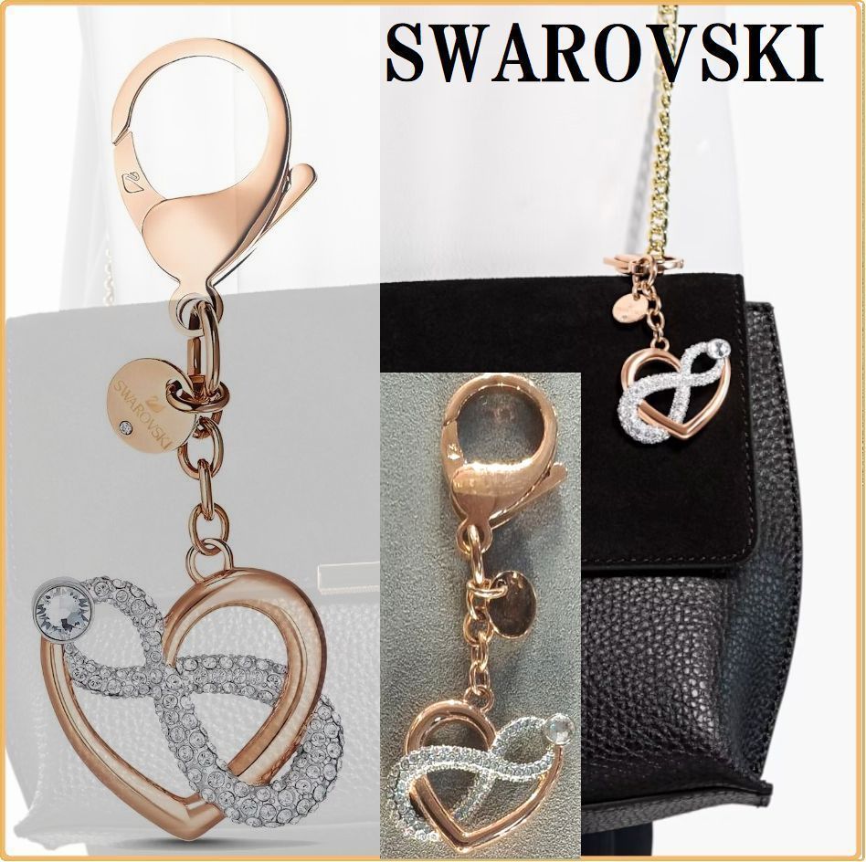 SWAROVSKIスワロフスキー Infiniteバッグチャーム追跡送料関税込
