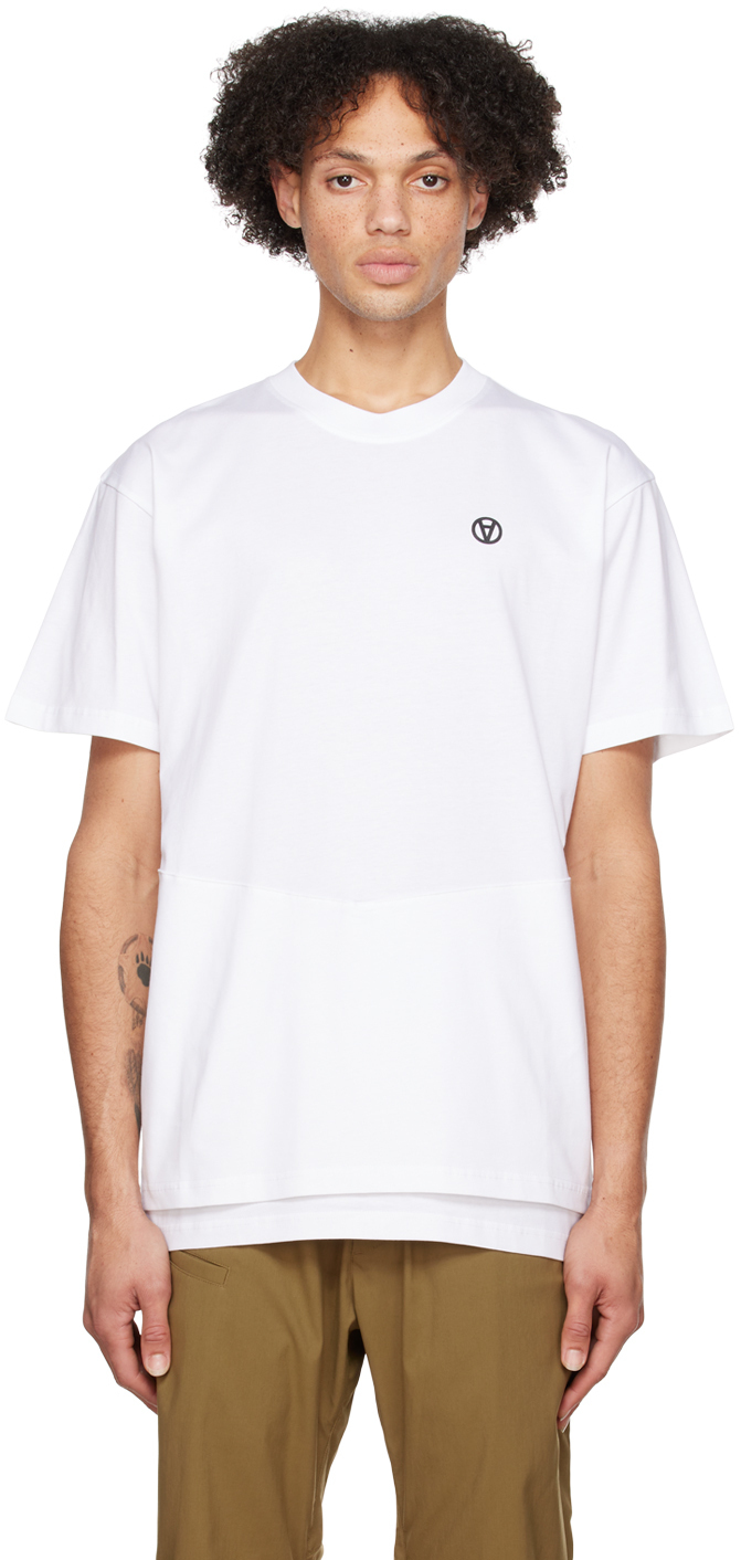 【関税込み】ACRONYM ホワイト レイヤード Tシャツ