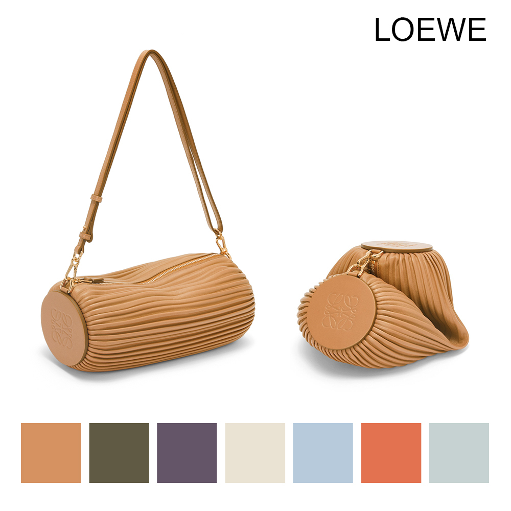 【LOEWE/ロエベ】大人気◇ブレスレットポーチ プリーツナパ