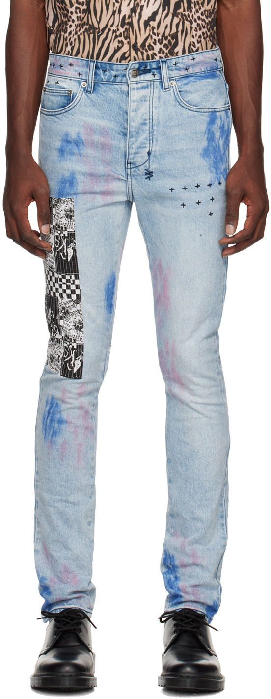 【関税込み】Ksubi ブルー Chitch The Streets Kolor ジーンズ